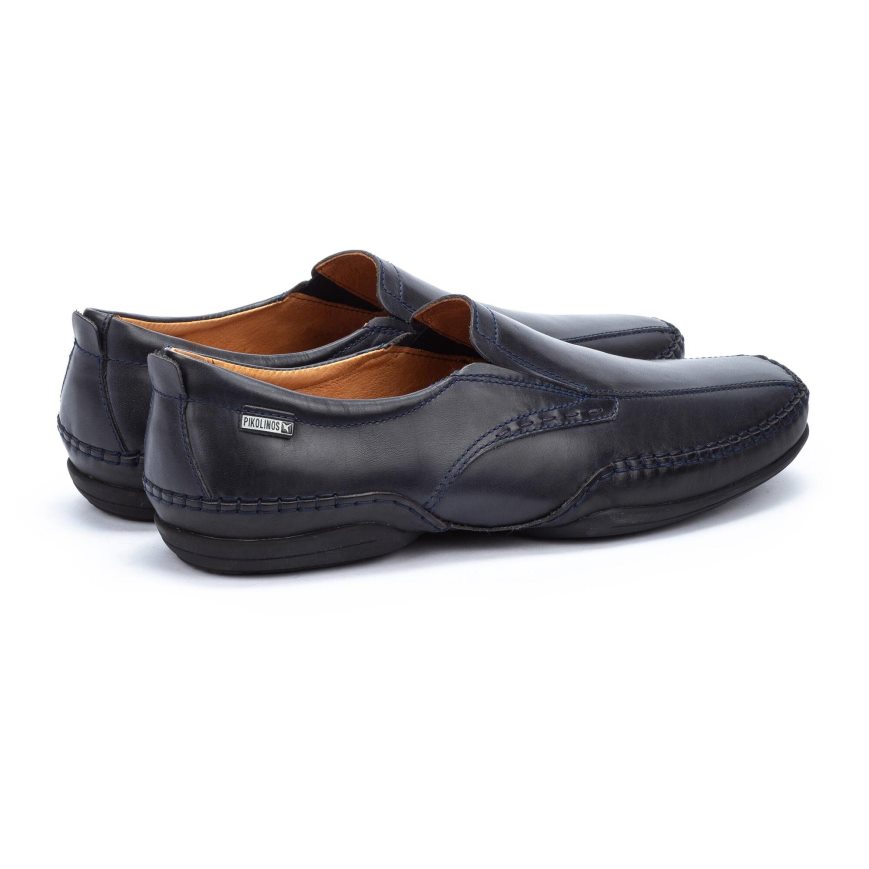 Men's Pikolinos PUERTO RICO Moccasins Navy | NZ W10539A